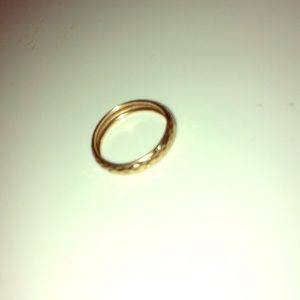 yellow gold band 10kt